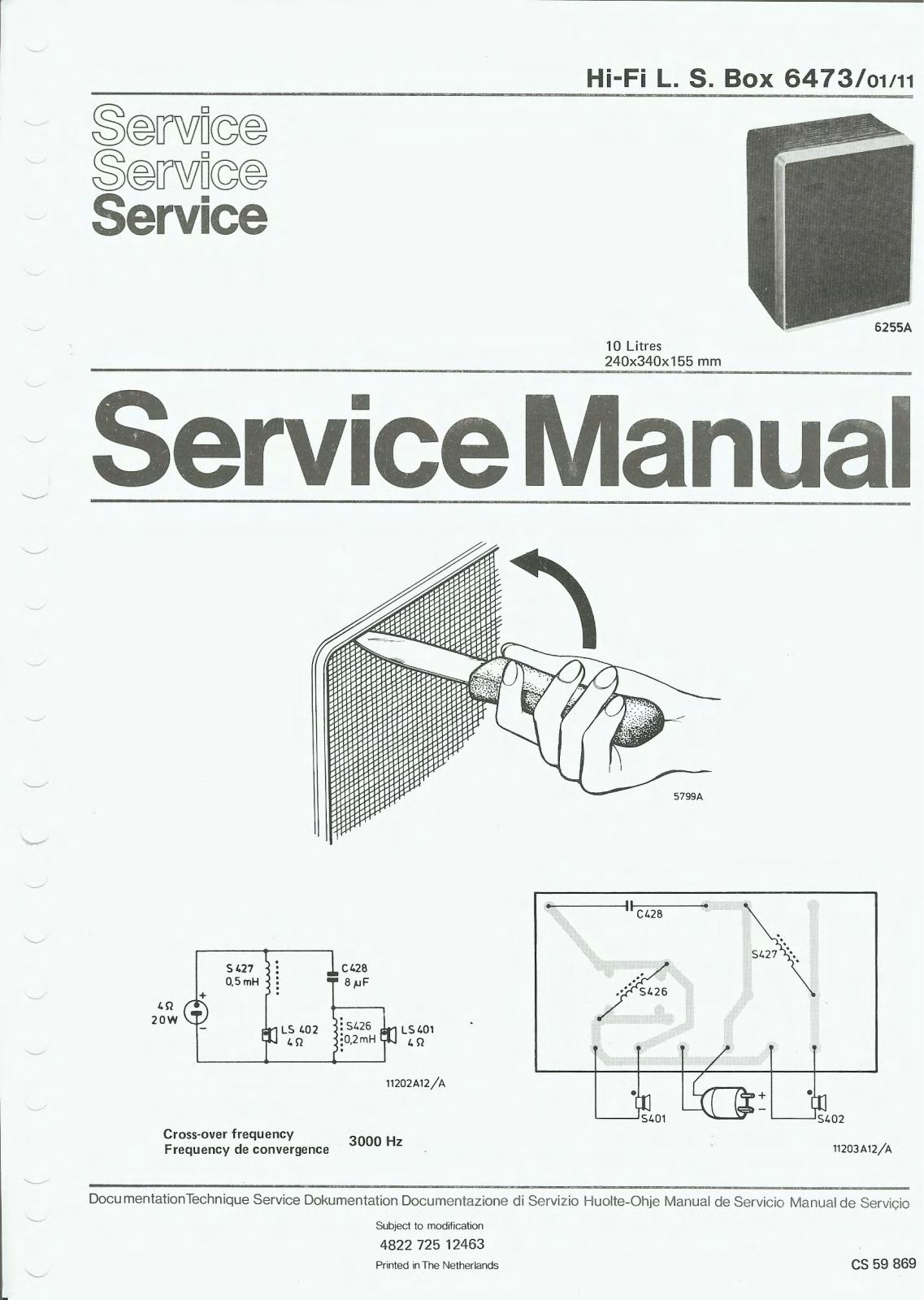 Philips 22-RH-473 Service Manual