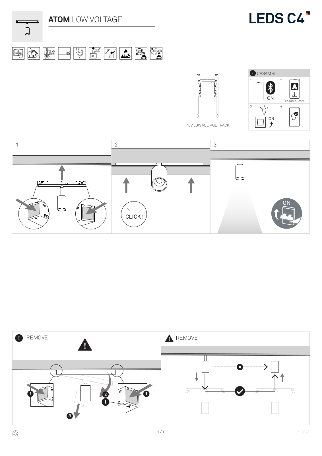 LEDS-C4 ATOM LOW VOLTAGE User guide - ManualMachine.com