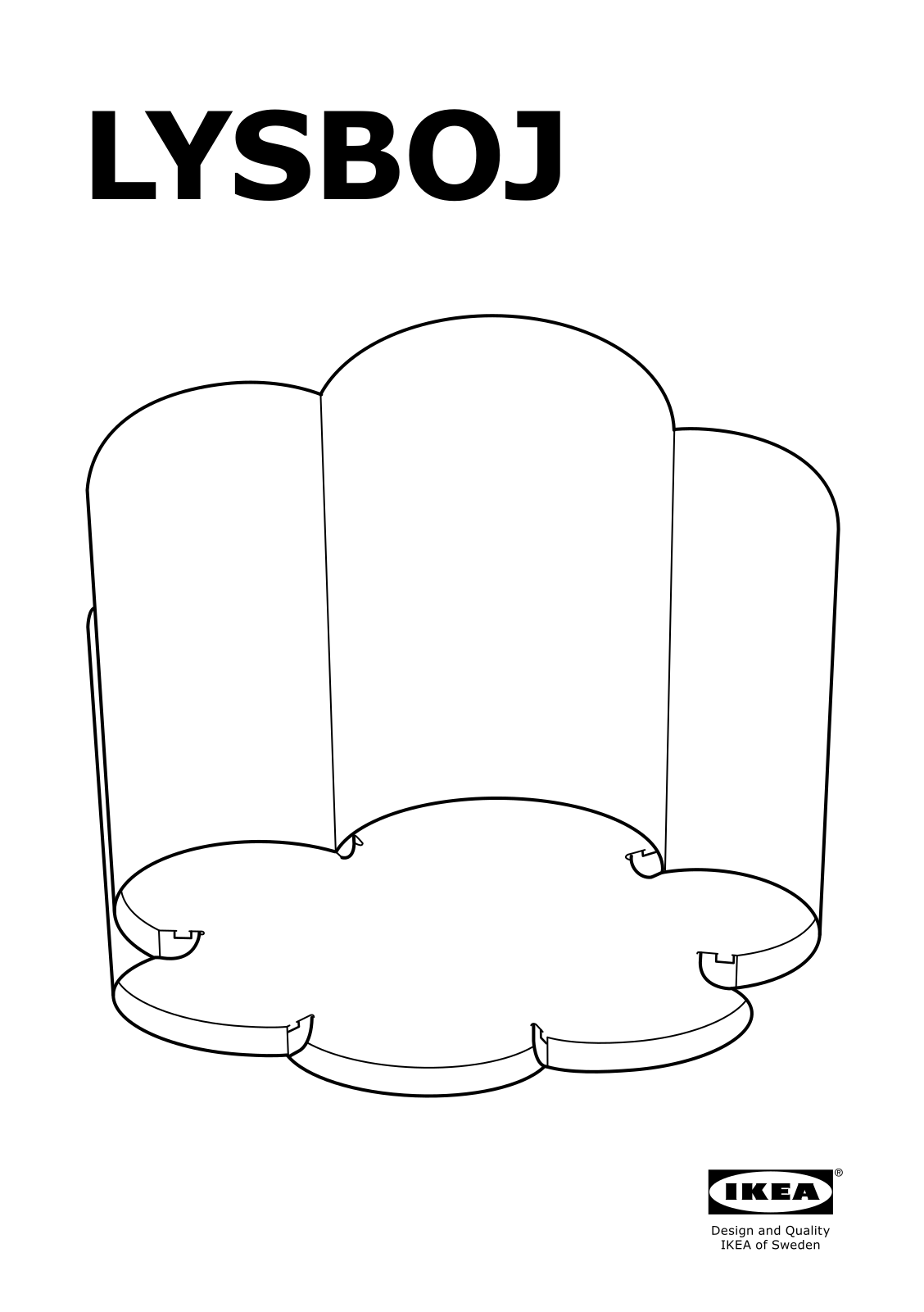 IKEA LYSBOJ User Manual