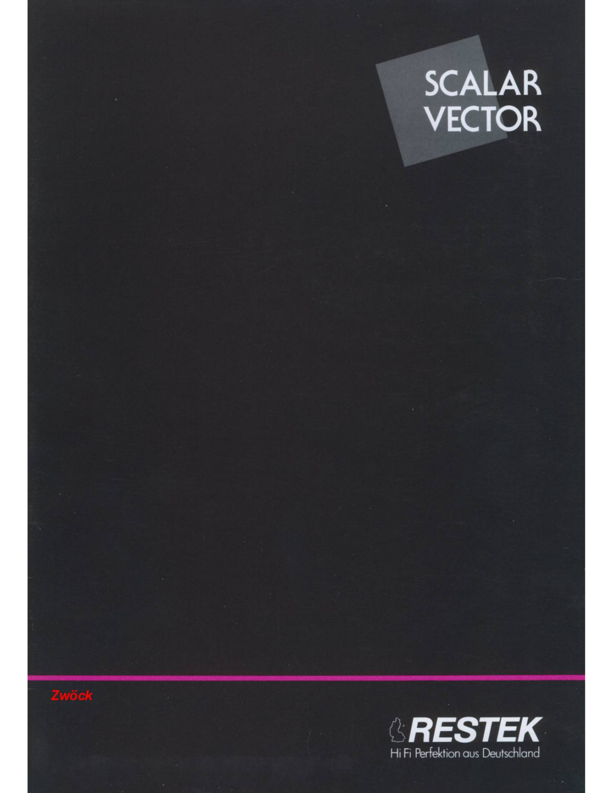 Restek SCALAR-VECTOR User guide - ManualMachine.com