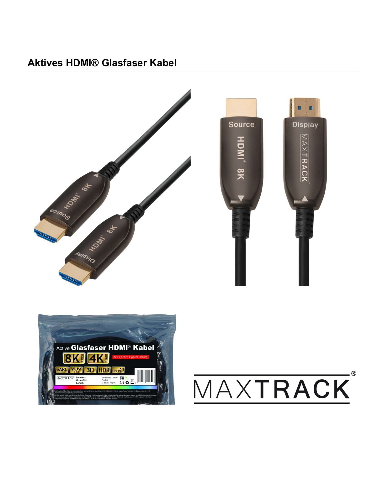 MAXTRACK MATR C507-20ML Datasheet - ManualMachine.com