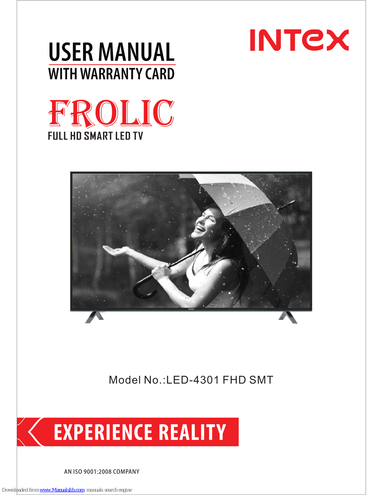 Intex FROLIC LED-4301 FHD SMT User Manual