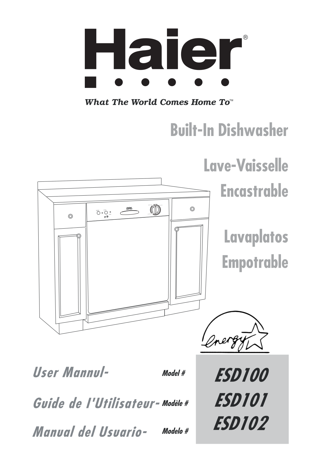 Haier ESD101 User Manual