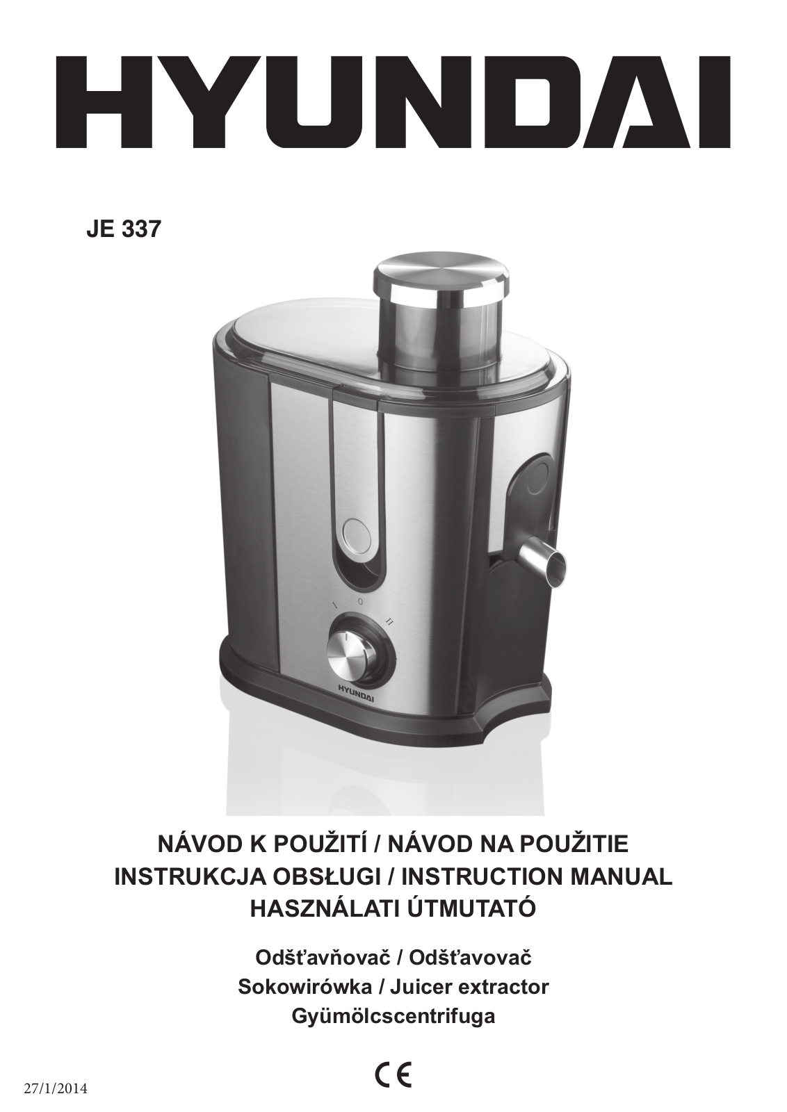 Hyundai JE 337 User Manual