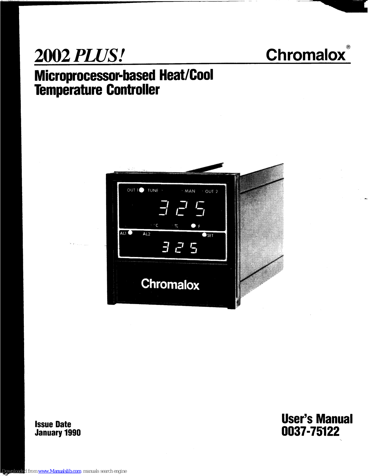 Chromalox 2002 PLUS! User Manual