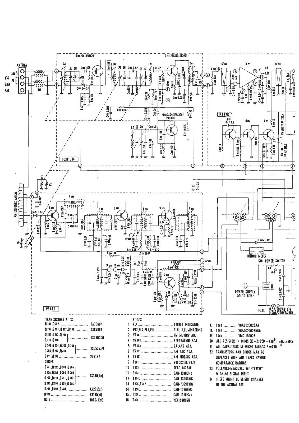 Luxman WL-717 Schematic