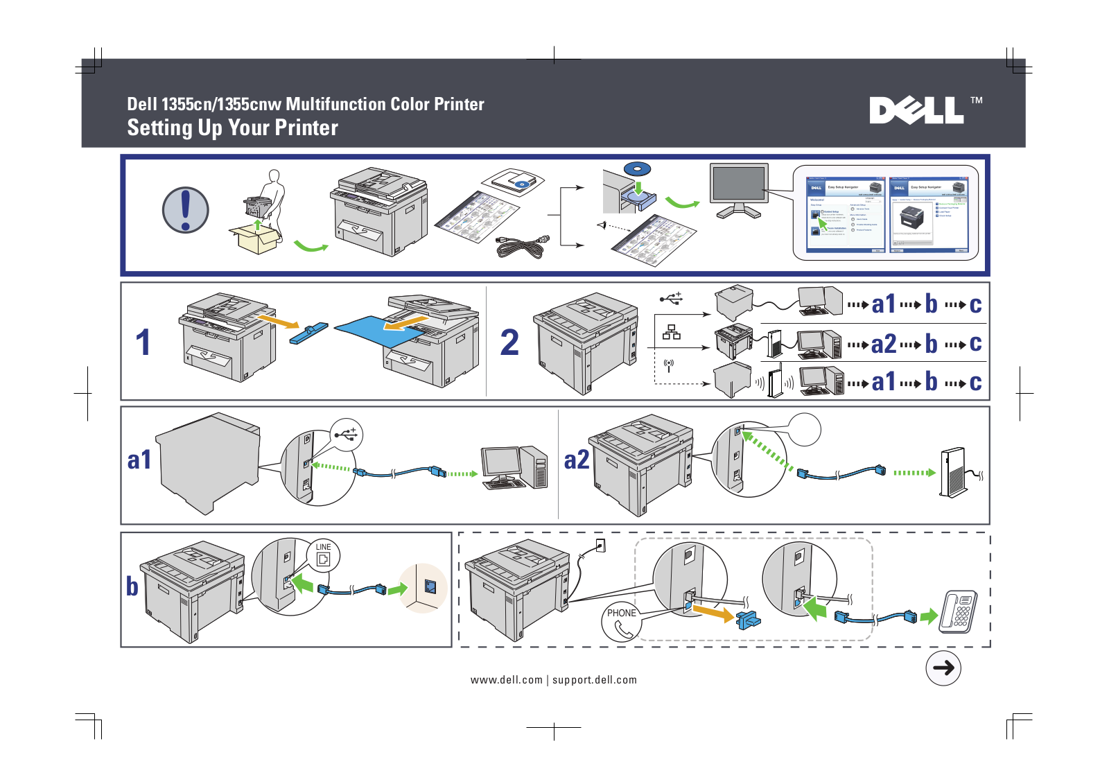 Dell 1355cn, 1355cwn Owner's Manual