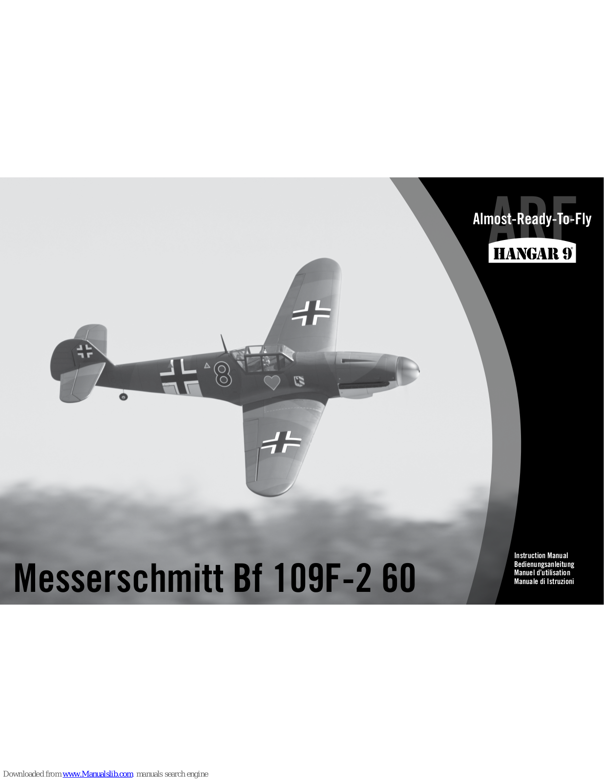 Hangar 9 Messerschmitt Bf 109F-2 60 Instruction Manual