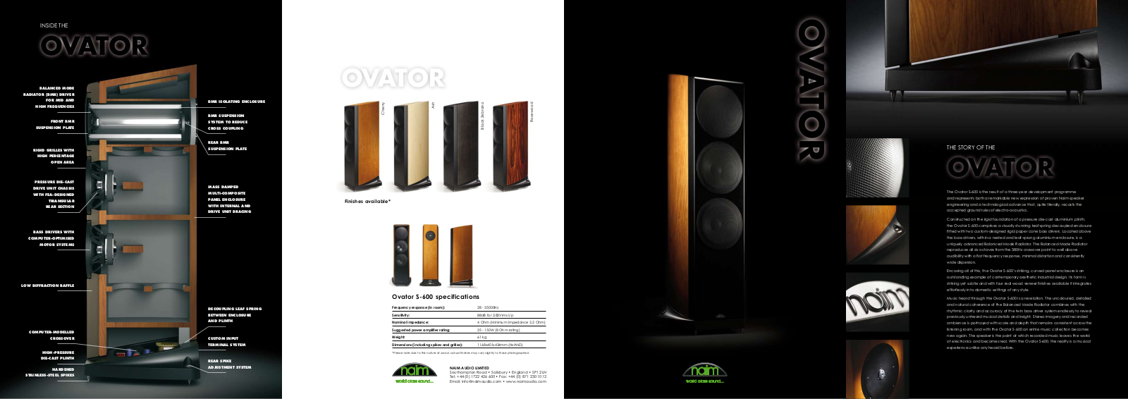 Naim OVATOR BROCHURE