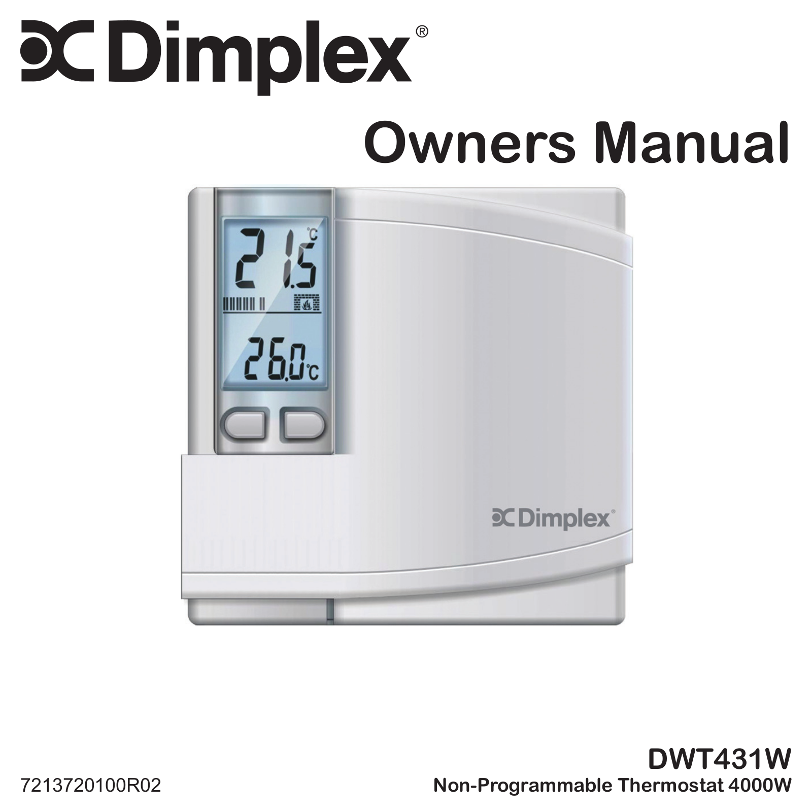 Dimplex DWT431W User Manual