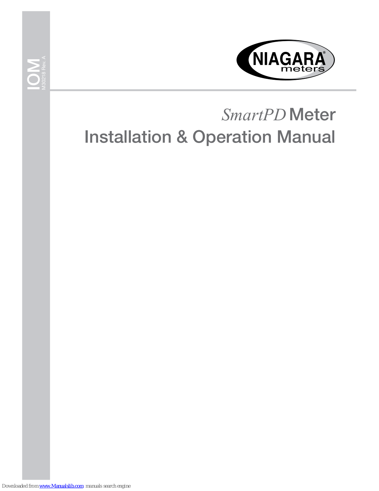 Niagara SmartPD Installation Manual - ManualMachine.com