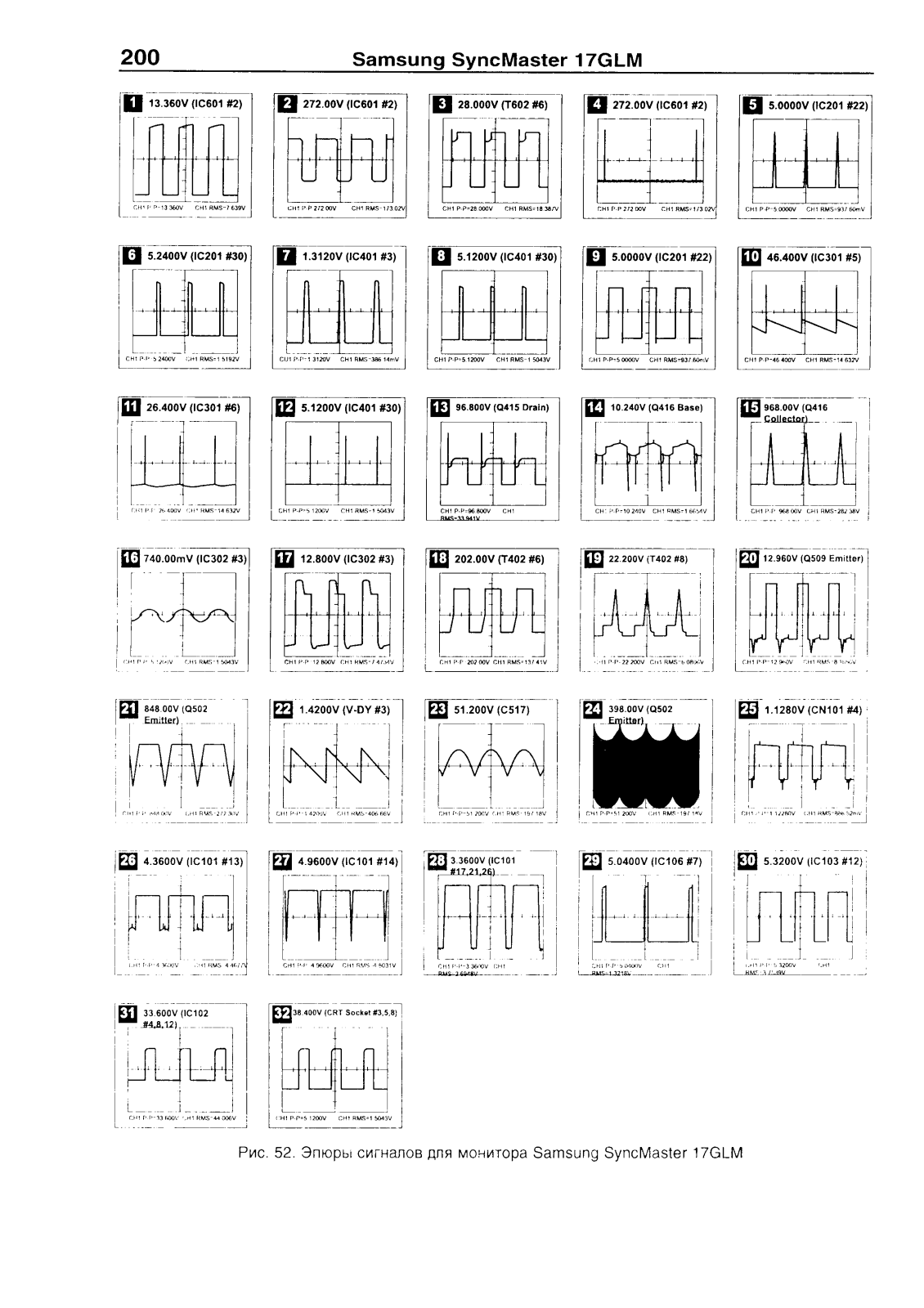 Samsung 17GLM Schematic