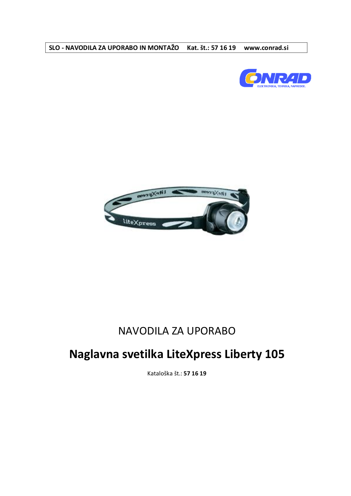 LiteXpress Liberty 105 User guide