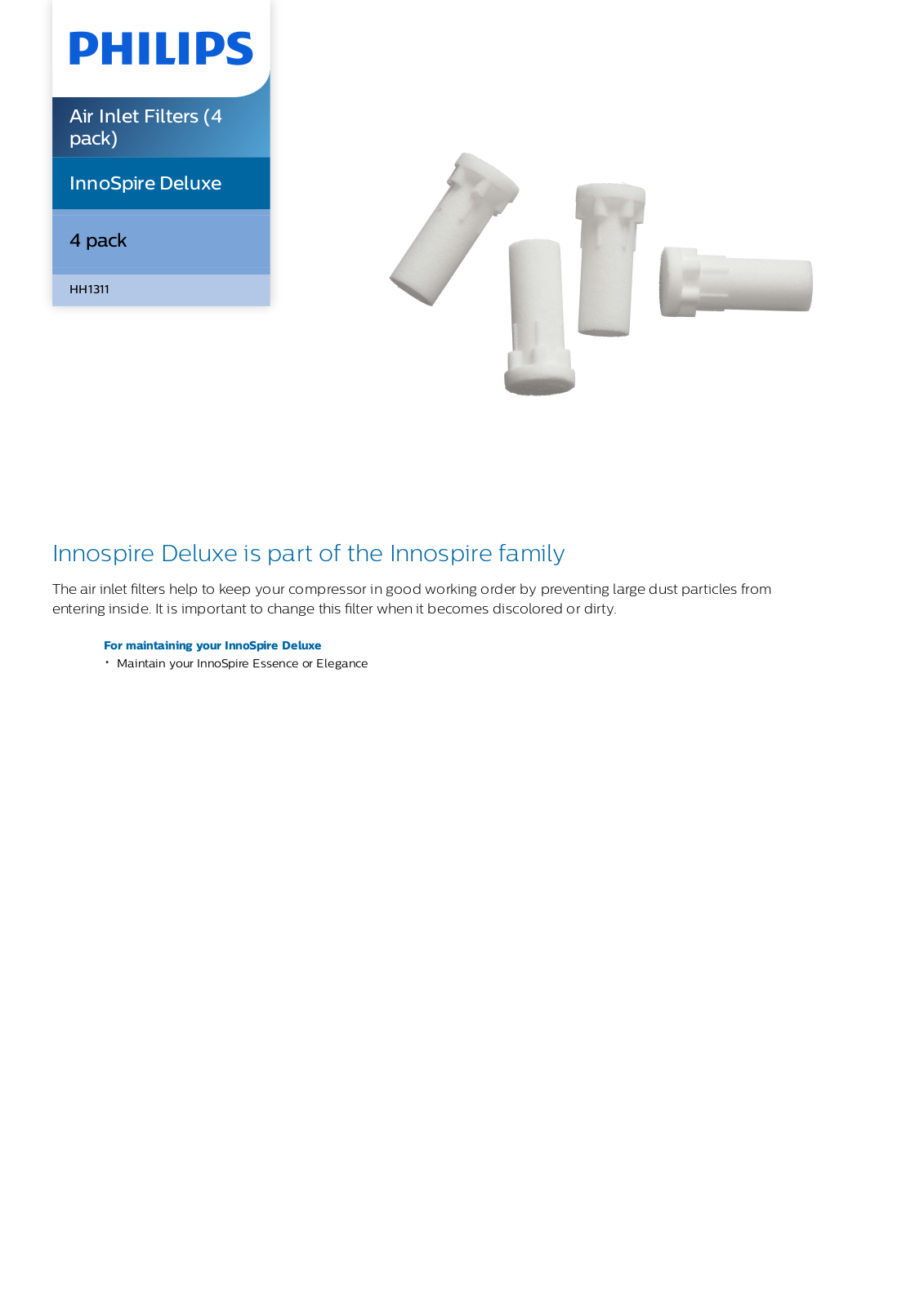 Philips HH1311/00 leaflet - ManualMachine.com