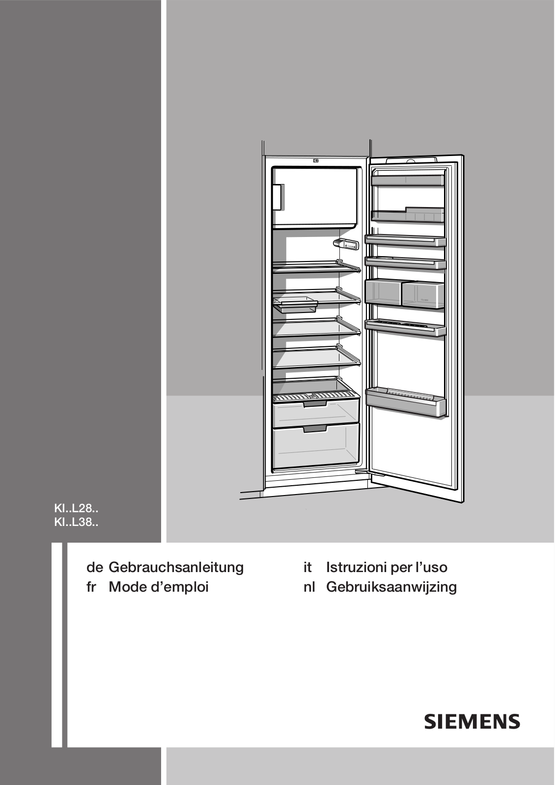 SIEMENS KI38LA51 User Manual