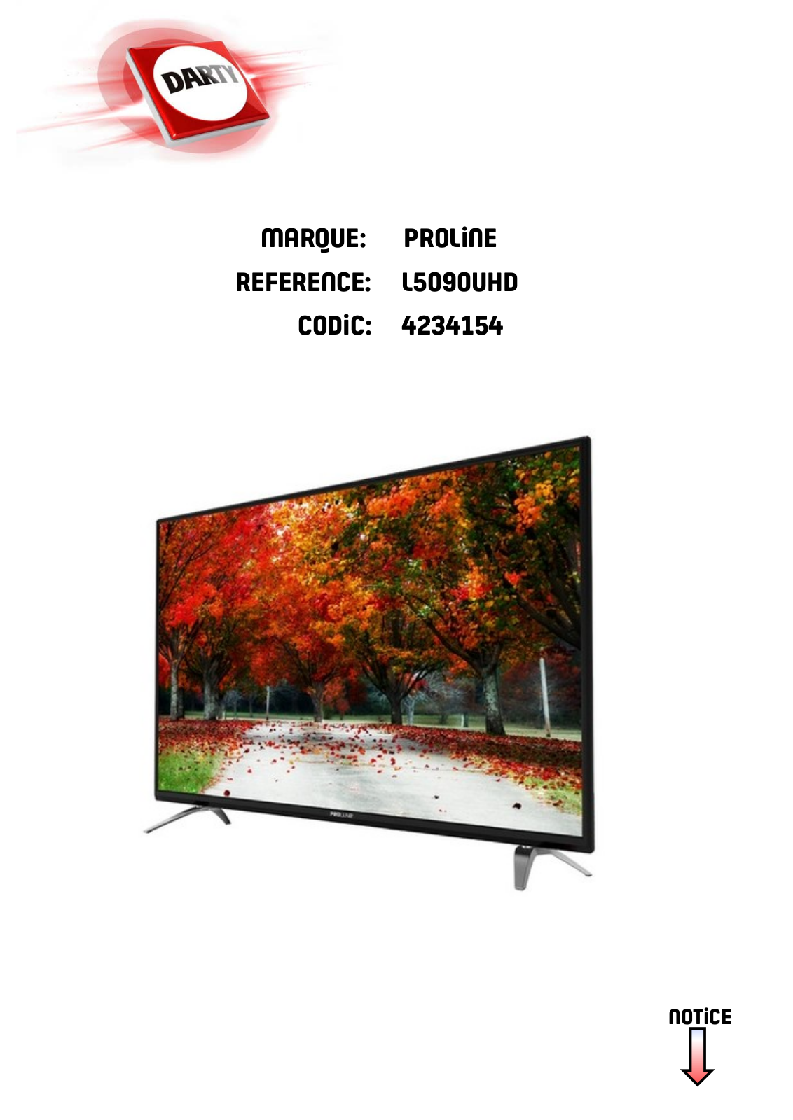 PROLINE L4390UHD, L5090UHD User Manual