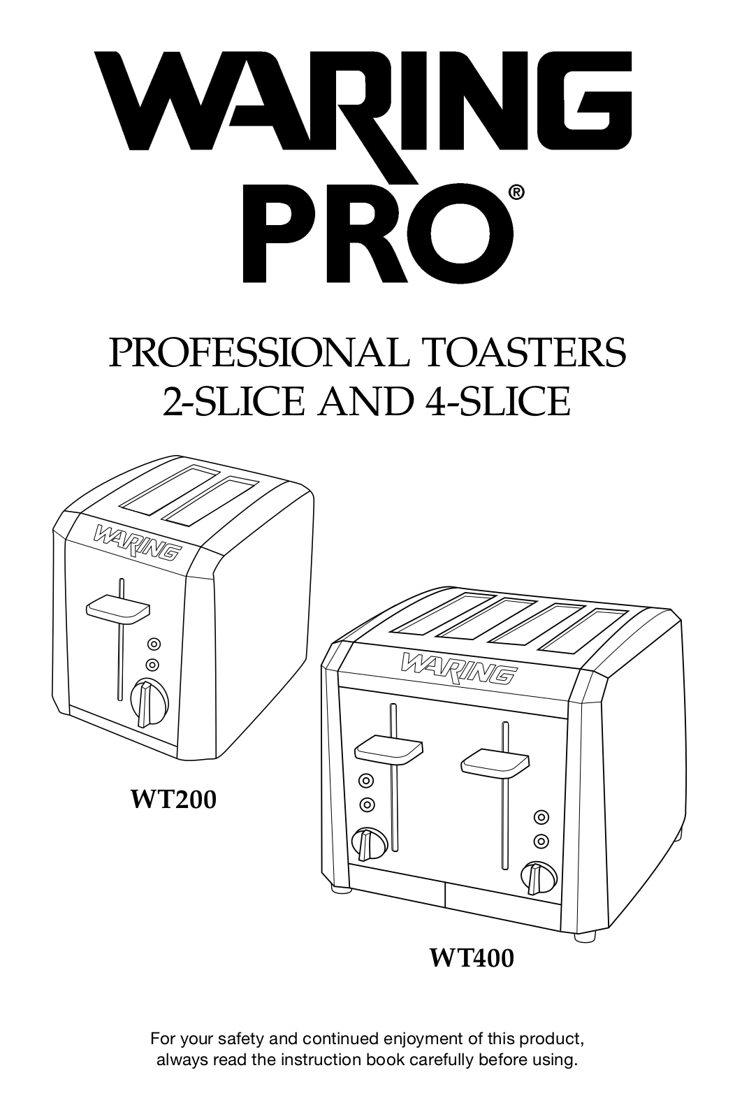 Waring Pro WT400 User Manual