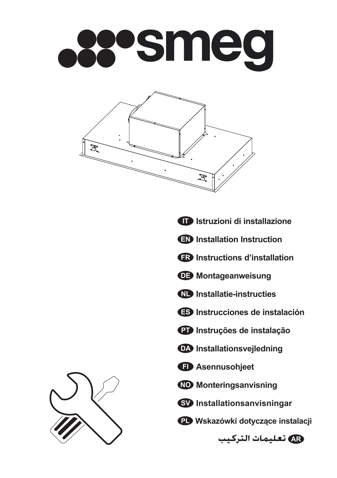 Smeg KSCB120XE Installation manual