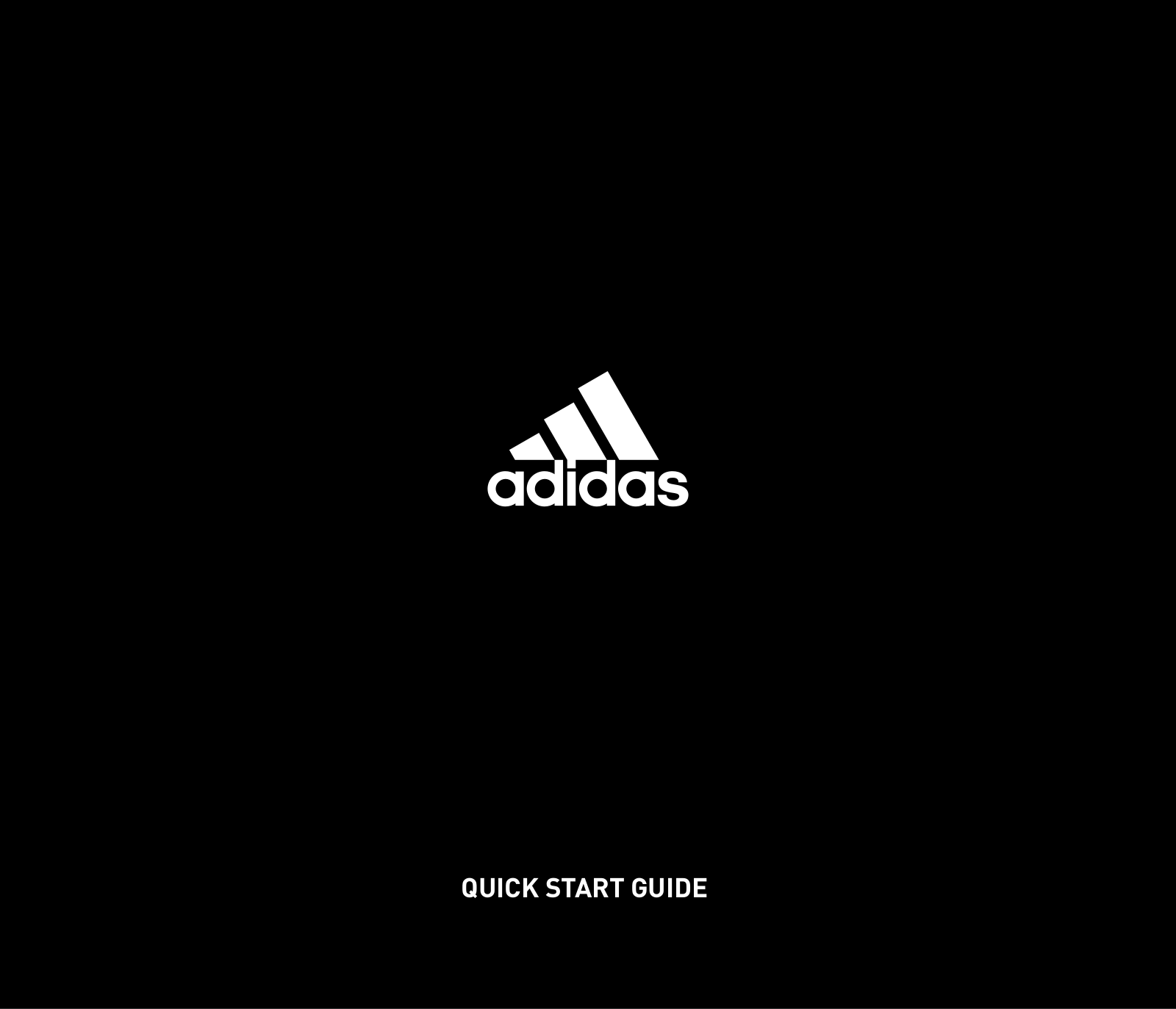 Adidas FWD-01 User Manual