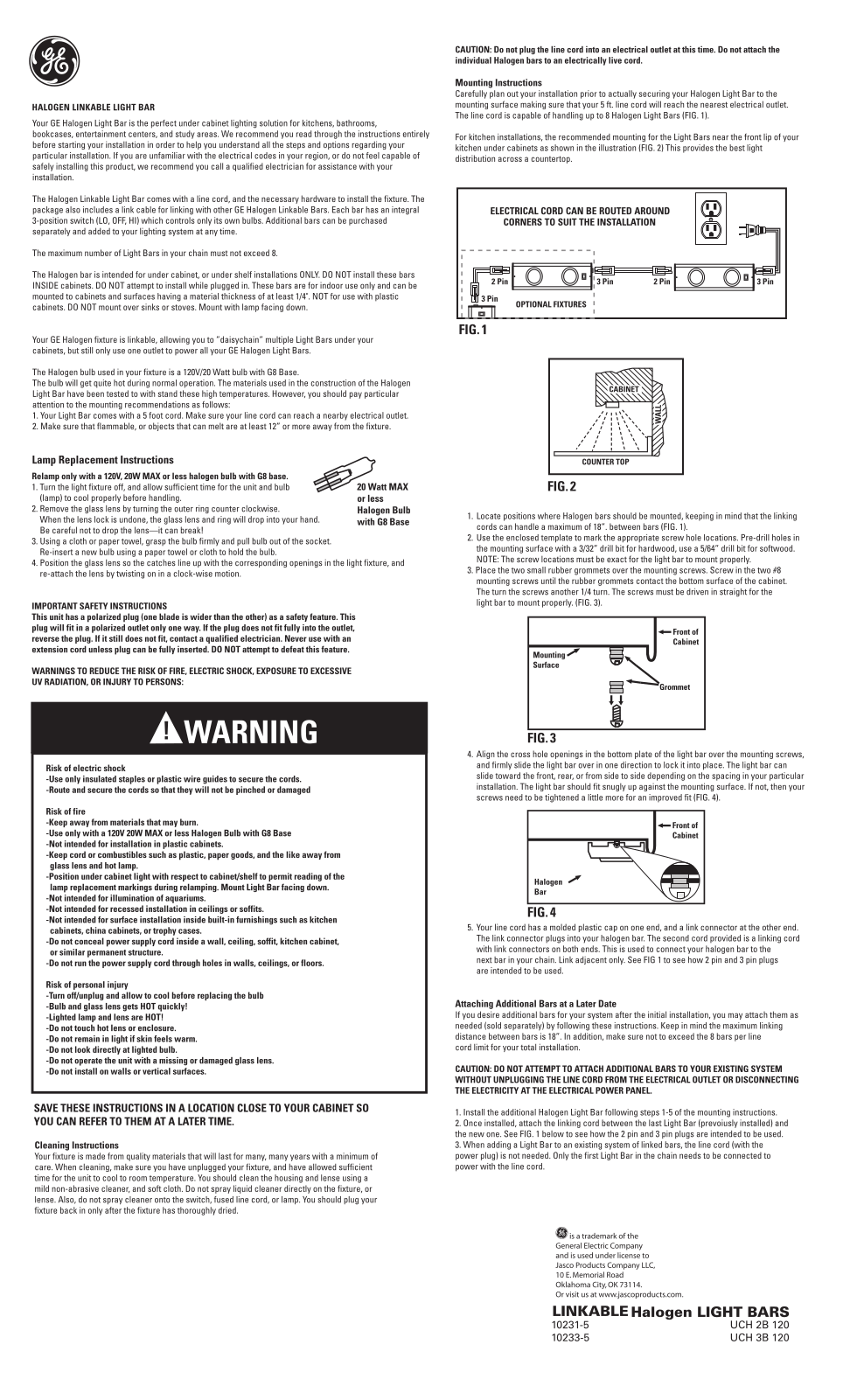 GE 10233 Owner's Manual