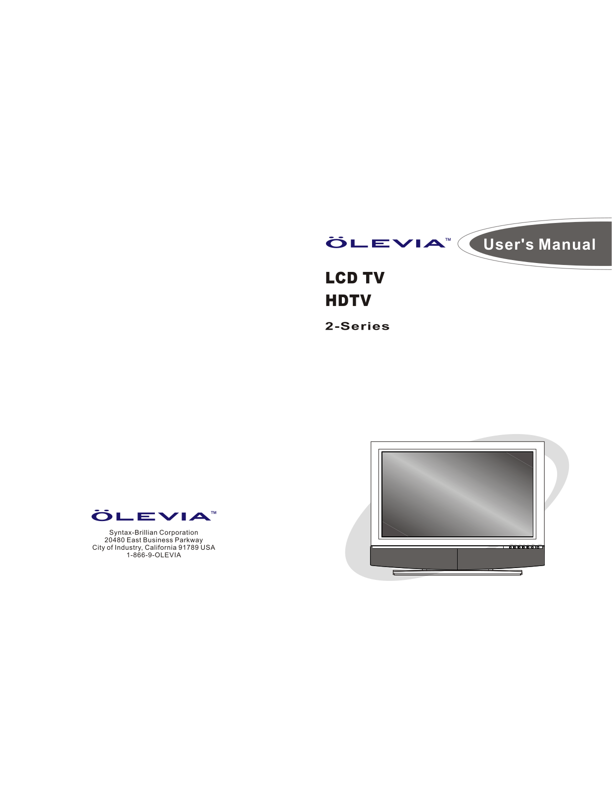 Olevia 237T User Manual