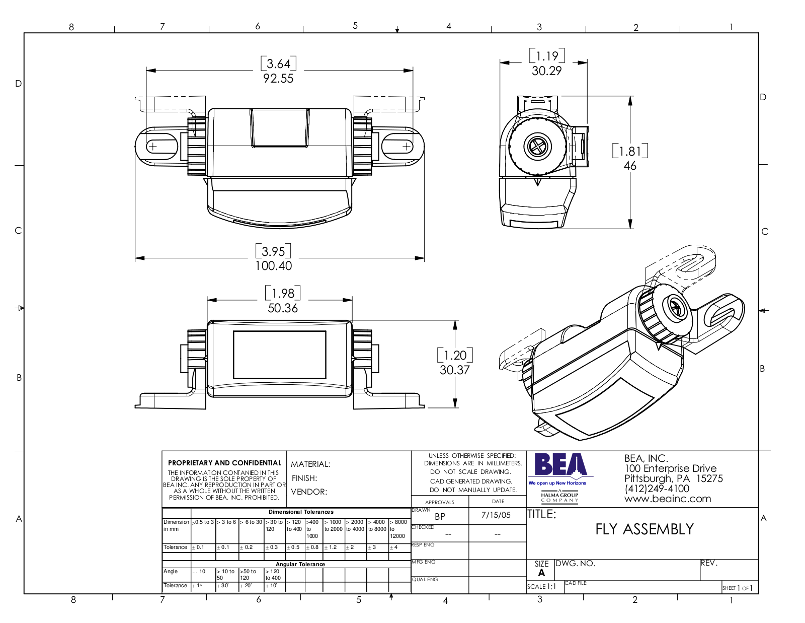 BEA Fly Assembly User Manual - ManualMachine.com