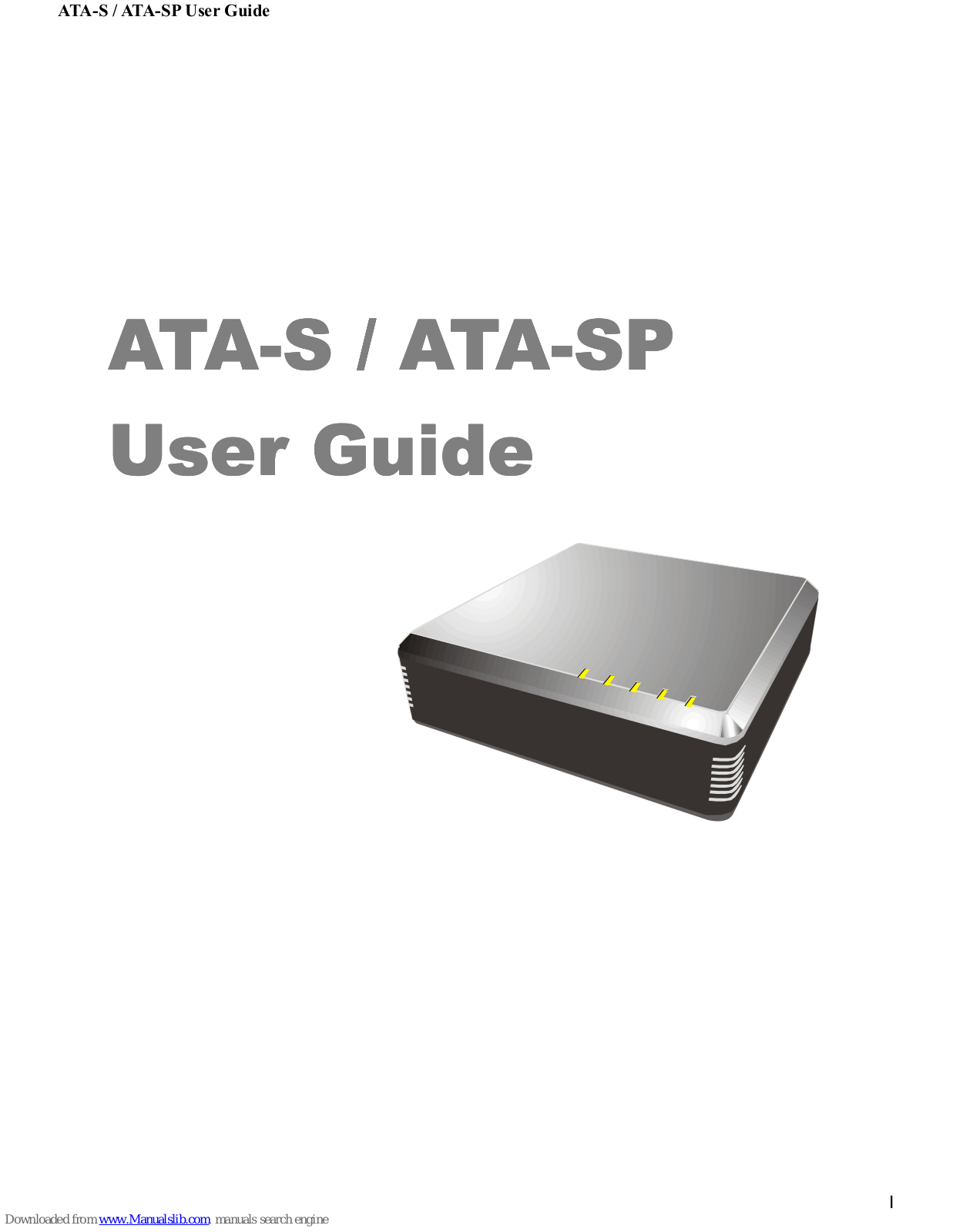 WELLTECH ATA-S, ATA-SP User Manual