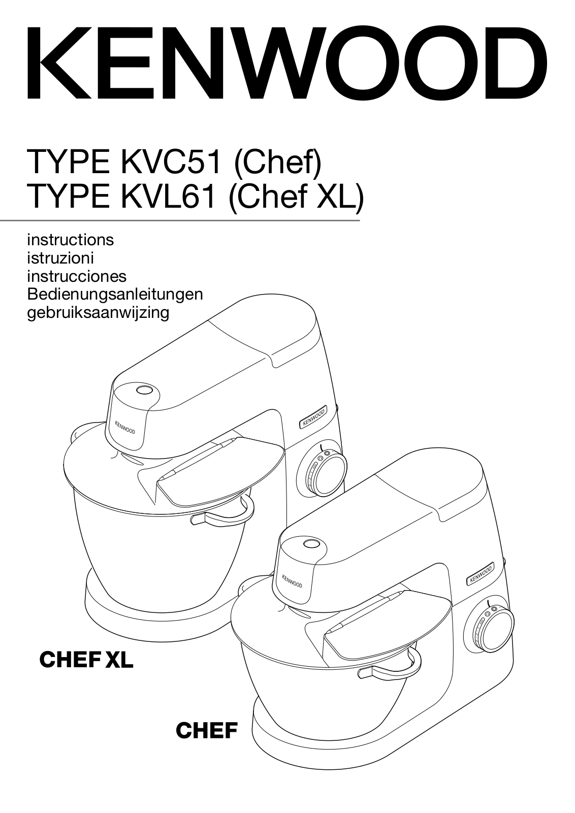 KENWOOD KVL4100S, KQL6300i User Manual