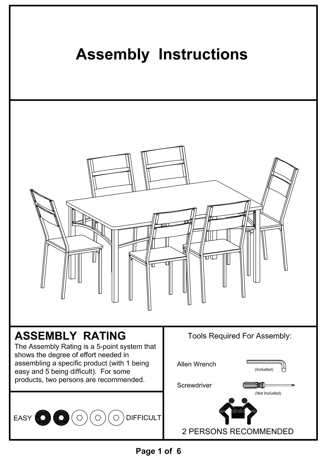 Foundstone BNZC5092 Assembly Instructions - ManualMachine.com