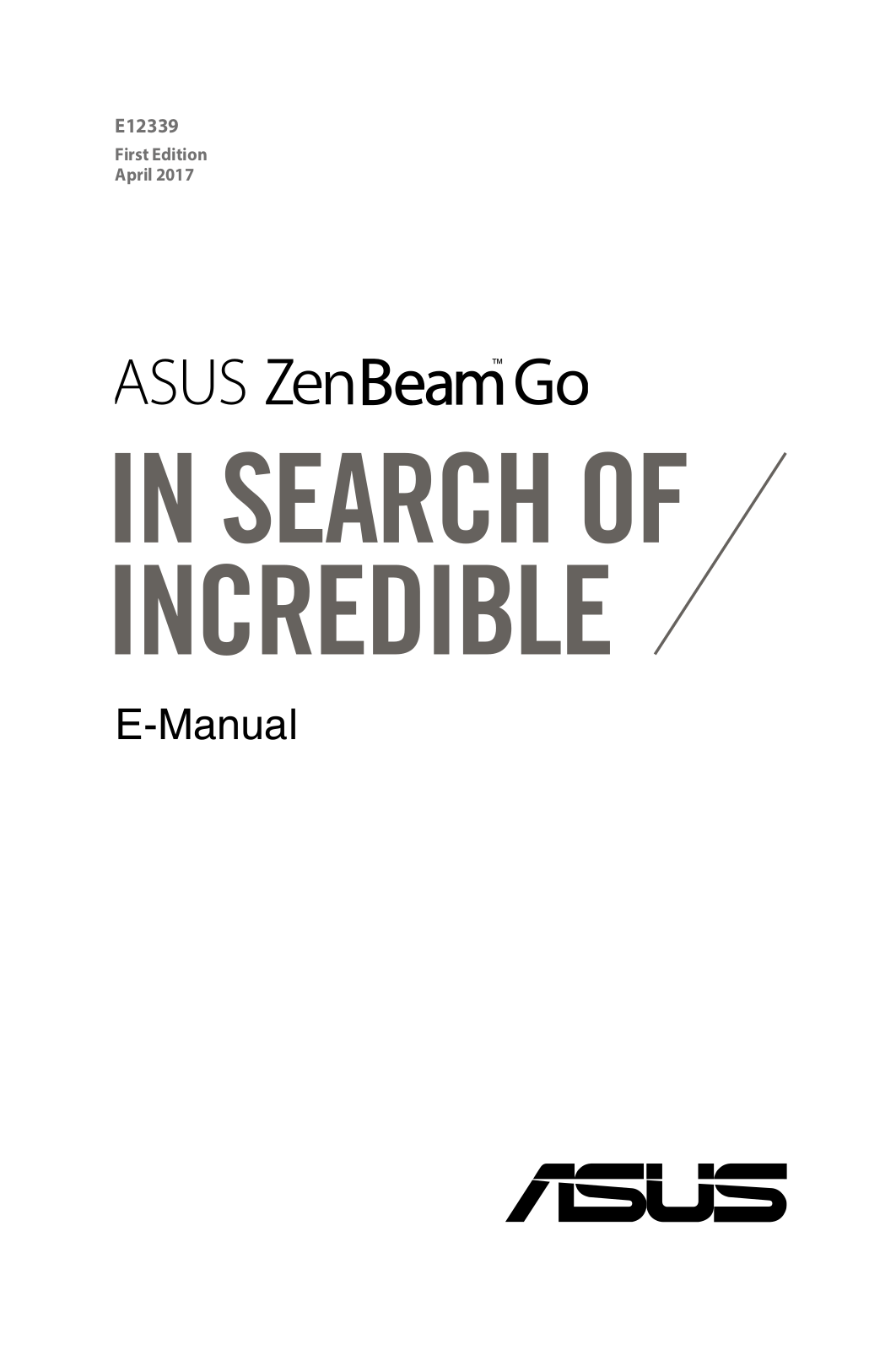 Asus Zenbeam GO User Manual