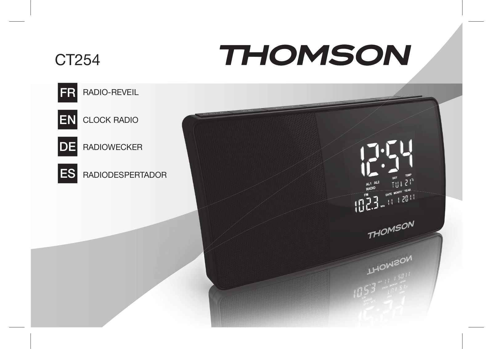 THOMSON CT254 User Manual