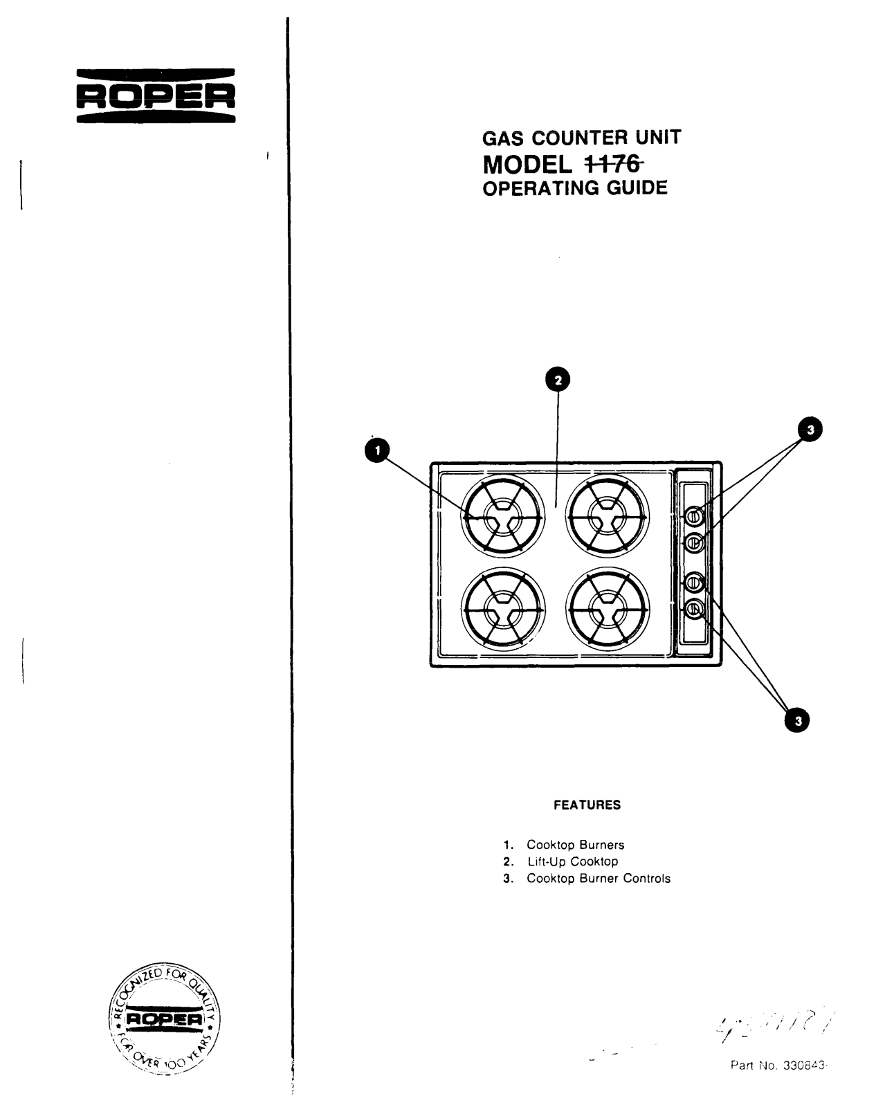 Roper 1176 Owner's Manual - ManualMachine.com
