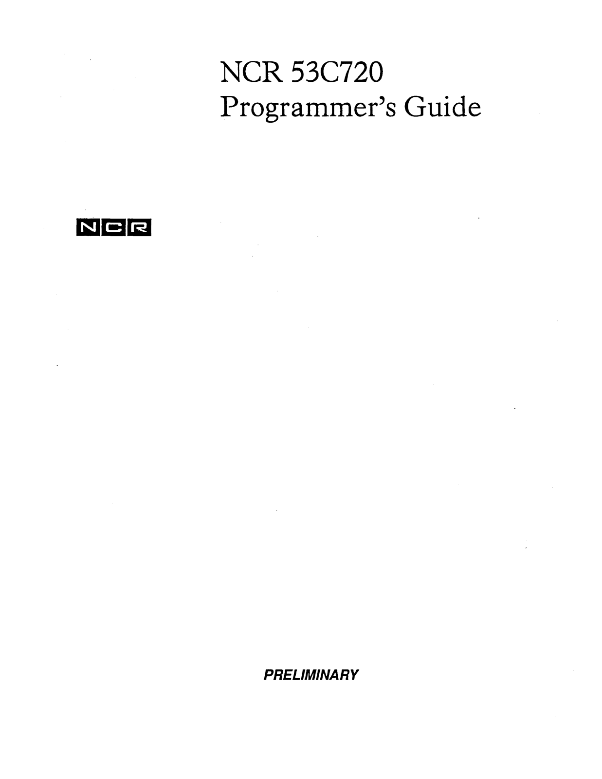 ncr 53C720_Programmers_Guide_Preliminary_Jun91 Datasets - ManualMachine.com