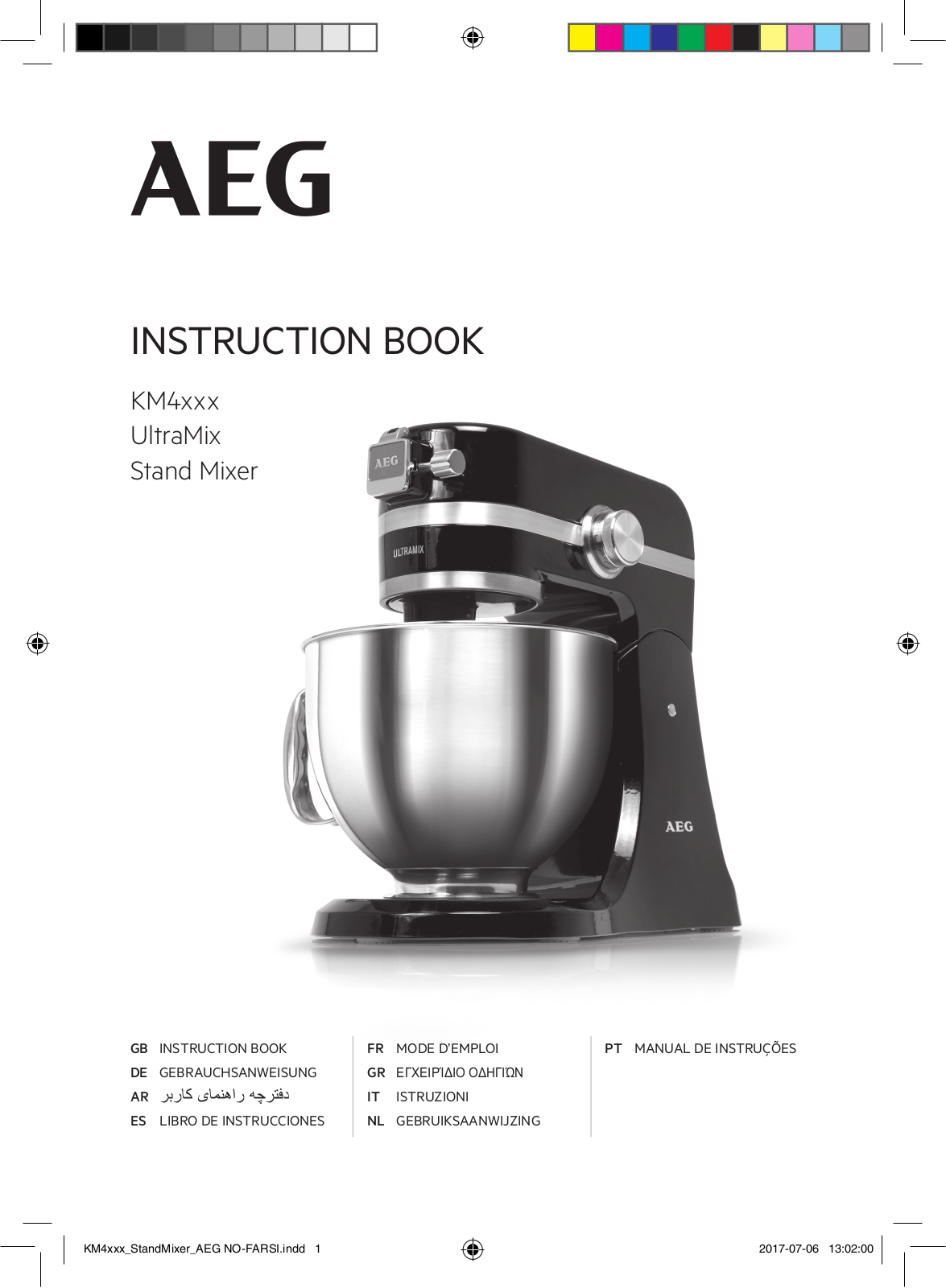 AEG KM4900 operation manual