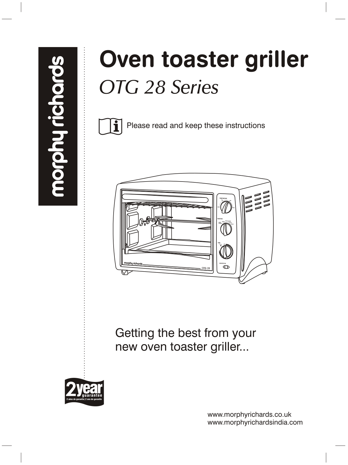 Morphy richards OTG 28 User Manual