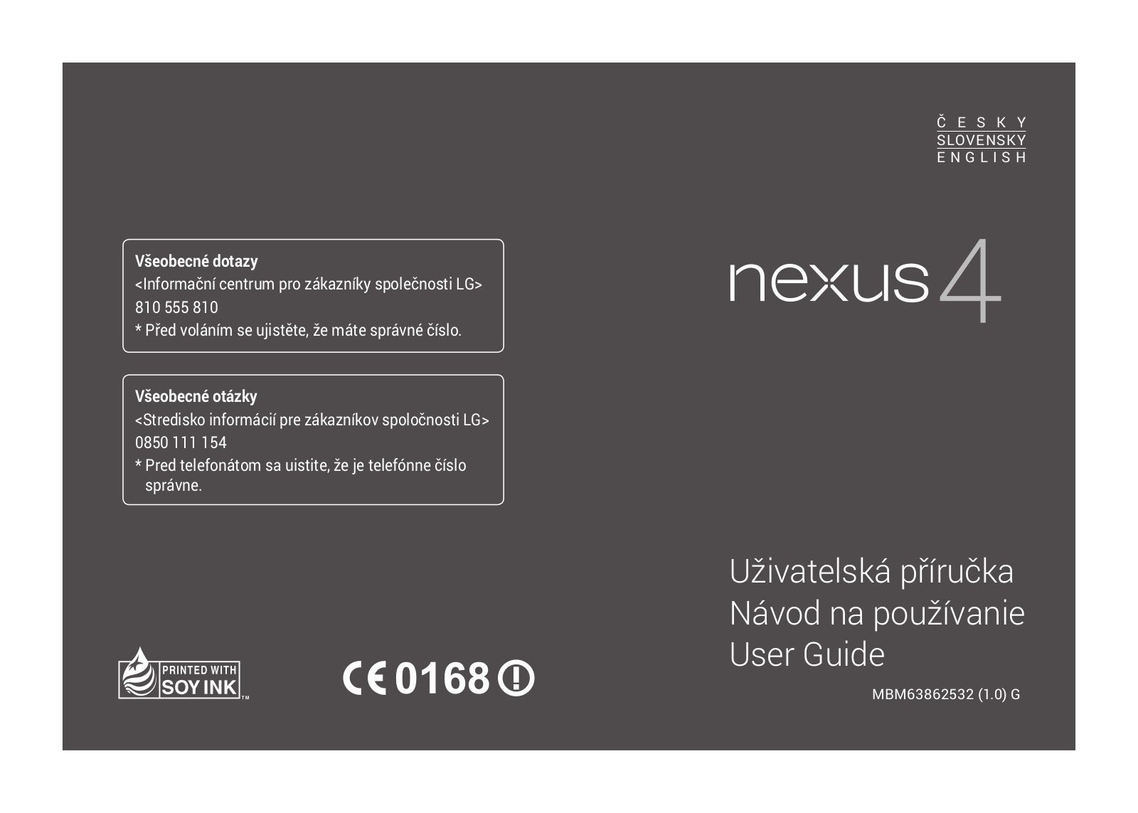 LG Nexus 4 User Manual