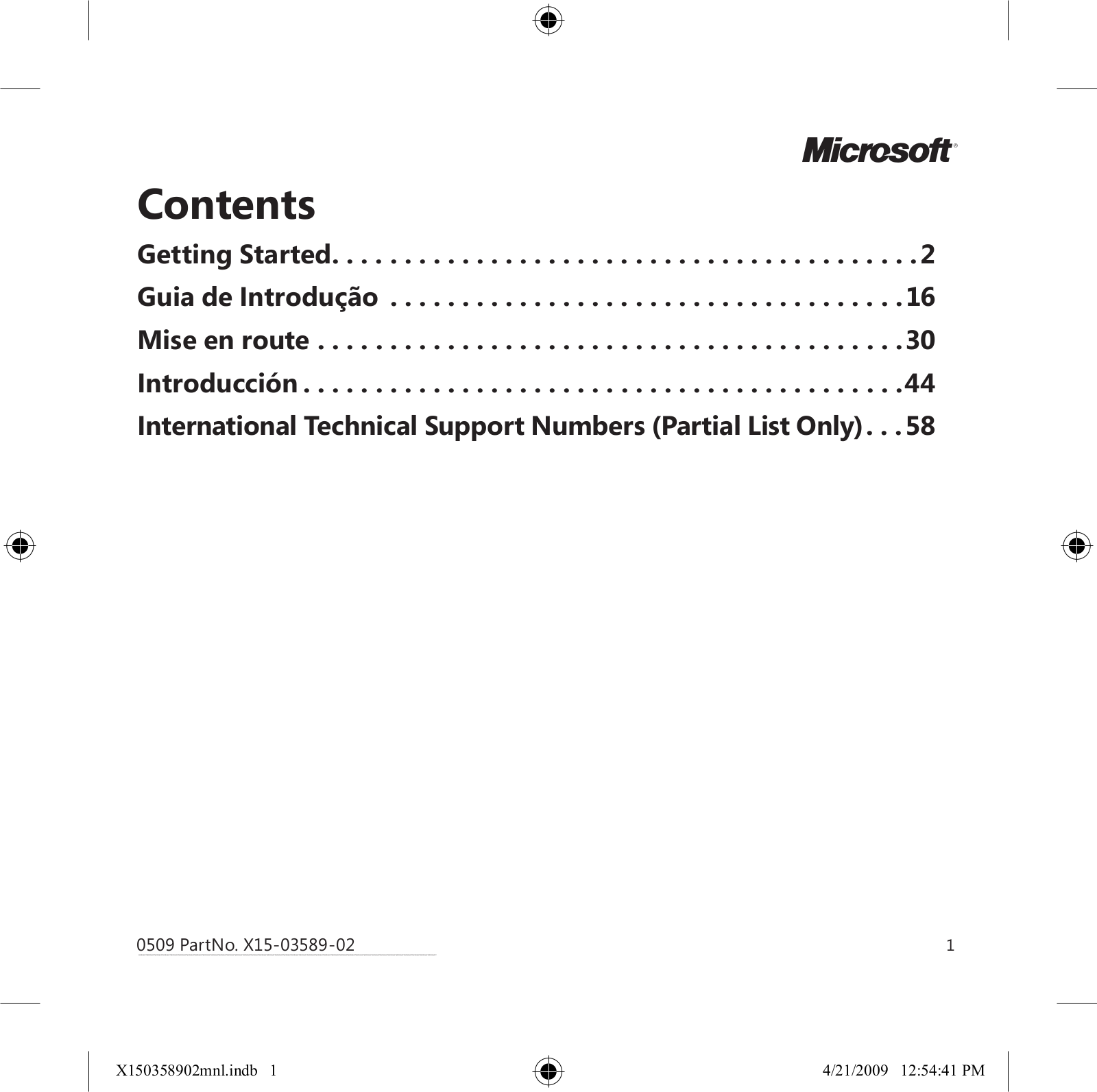 Microsoft ANB-00006 User Manual