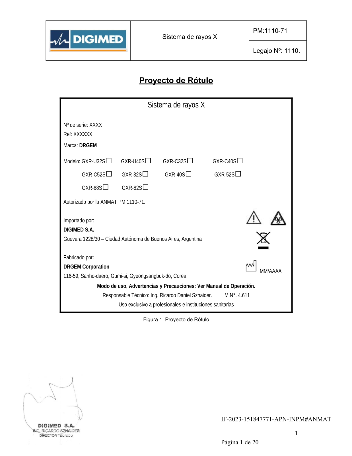 Digimer GXR-40S, GXR-52S, GXR-32S, GXR-68S User Manual - ManualMachine.com