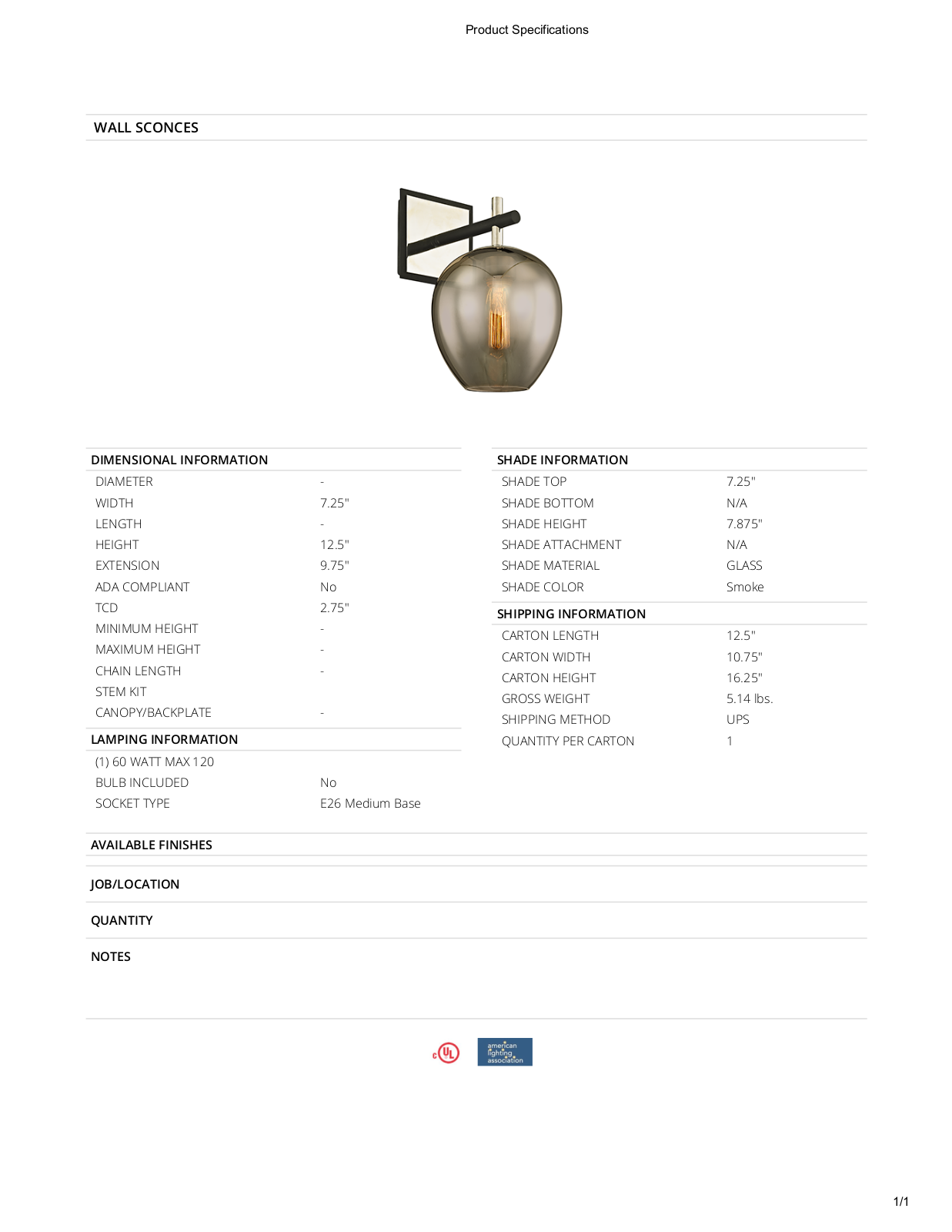 AllModern WLSG1310 Specifications - ManualMachine.com