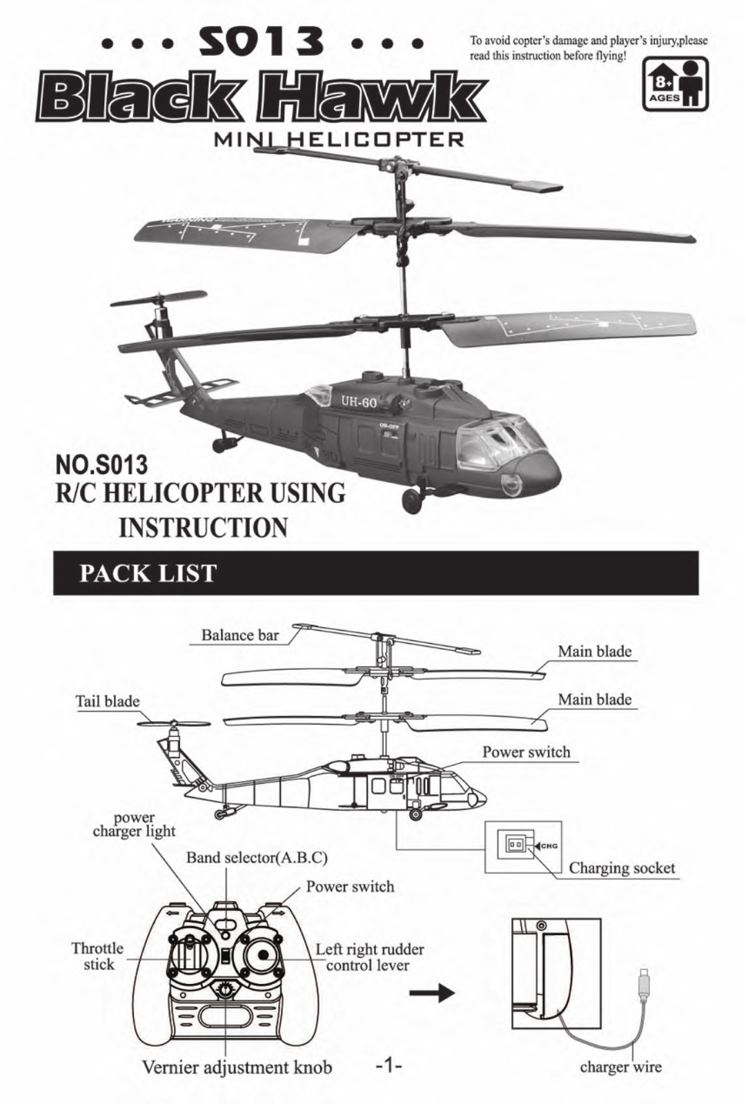 Syma S013 User guide - ManualMachine.com