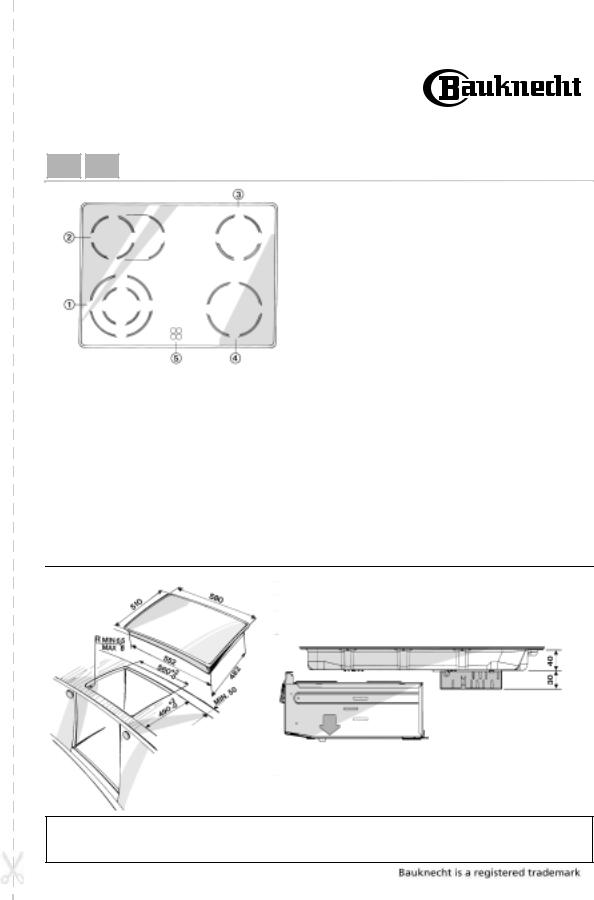 bauknecht EKVH 3460-1 Product sheet