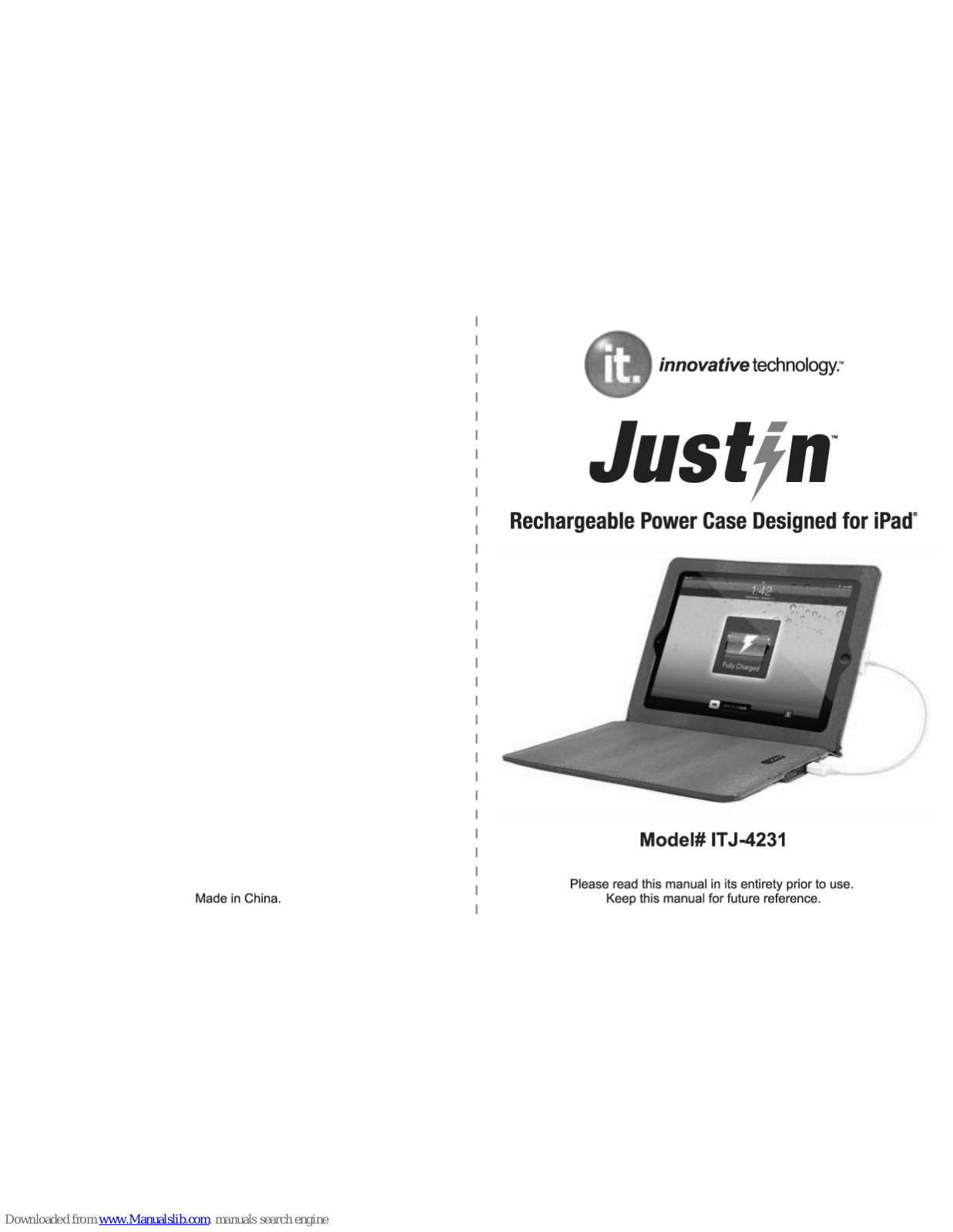 Innovative Technology Justin ITJ-4231 User Manual - ManualMachine.com