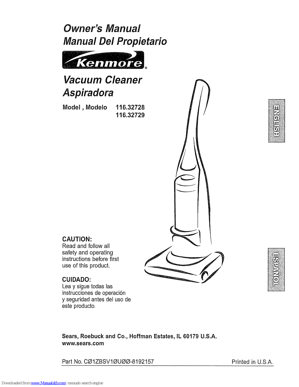Kenmore 11632729, 11632728 Owner's Manual - ManualMachine.com