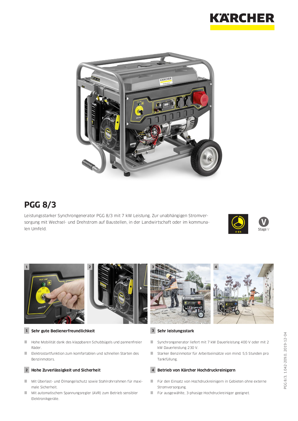 Kärcher PGG 8-3 User Manual