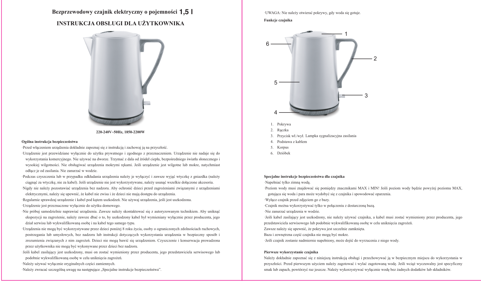 HUSLA 73924, 73923 User guide - ManualMachine.com