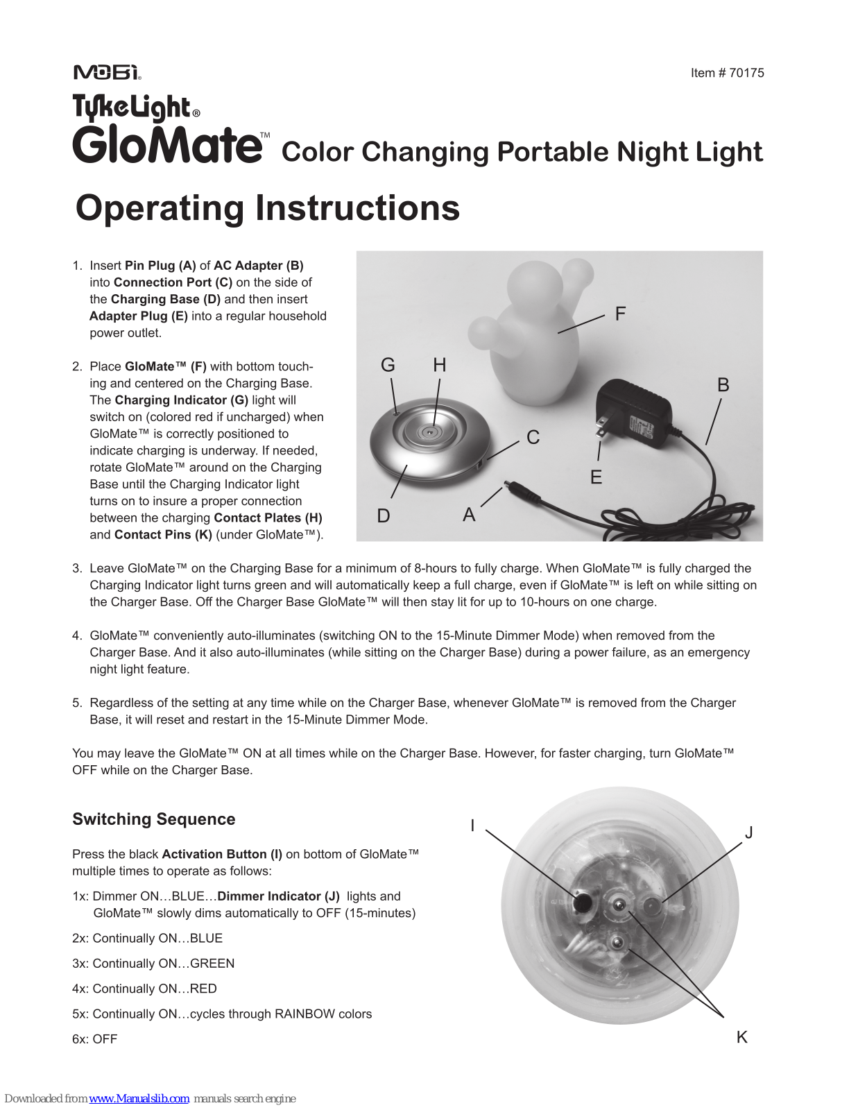 Mobi Technologies GloMate Quick Start Manual