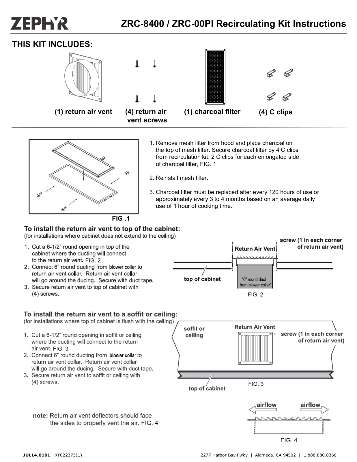 Zephyr ZPHY1465 Installation & Assembly - ManualMachine.com