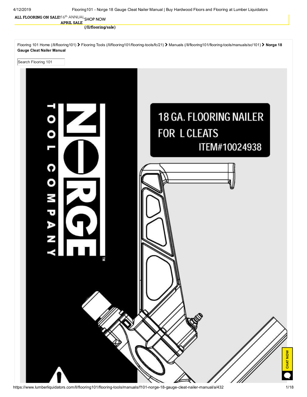 Norge 10024938 User Manual