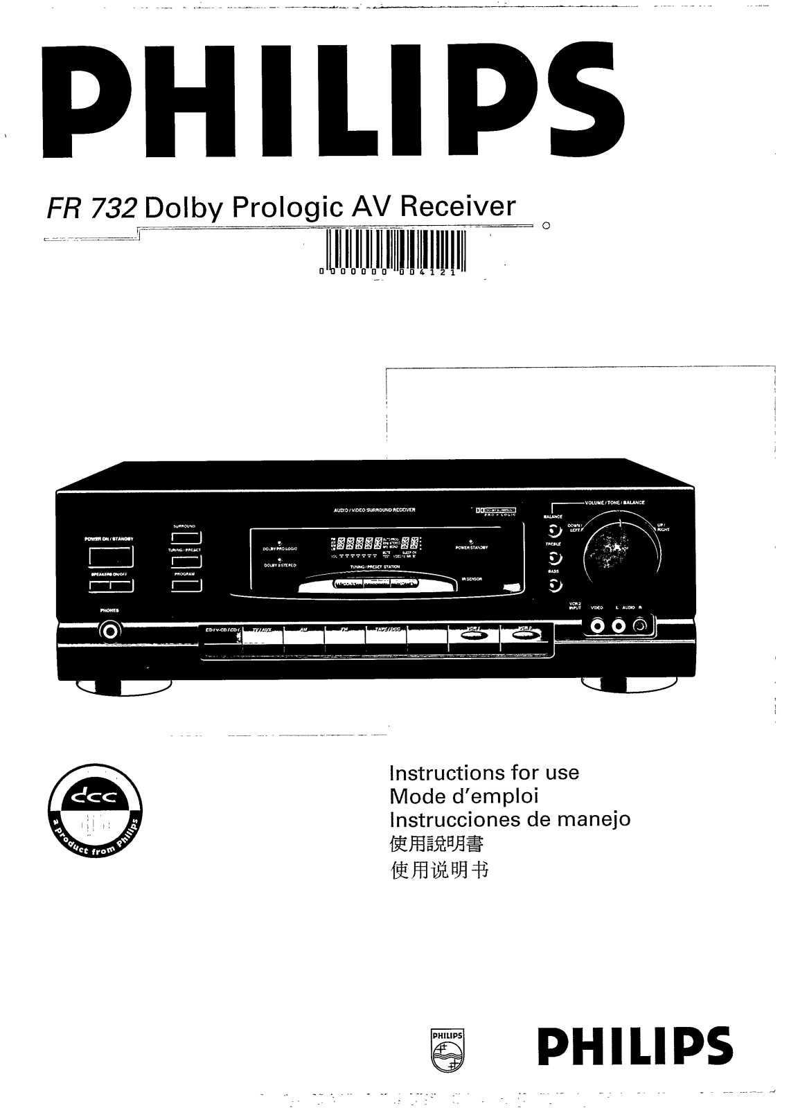 PHILIPS FR732 User Manual