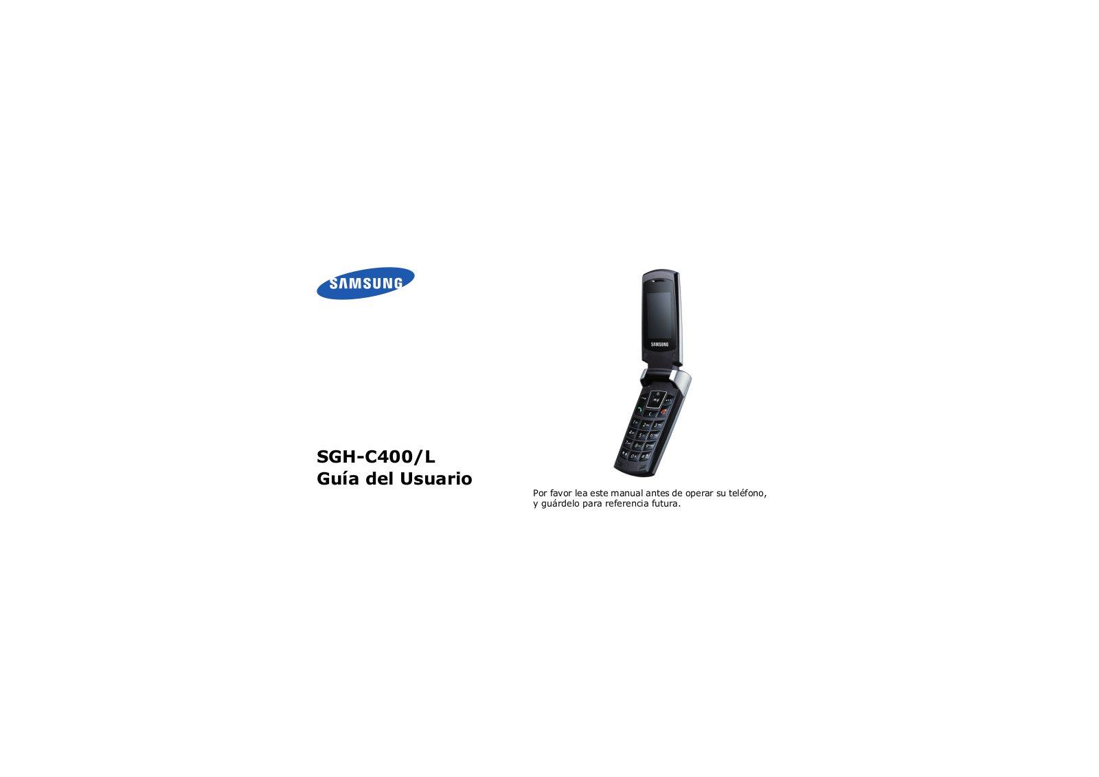 Samsung SGH-C400L, SGH-C400 User Manual